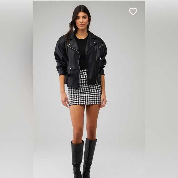 FOR LOVE & LEMONS BONNIE MINI SKIRT NWT